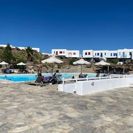 アパート Smart Cozy 4 Pers. Apart. In Costa Ilios Myconos オルノス